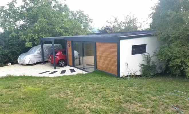 Installation de carport, Clermont-Ferrand, Système Baie