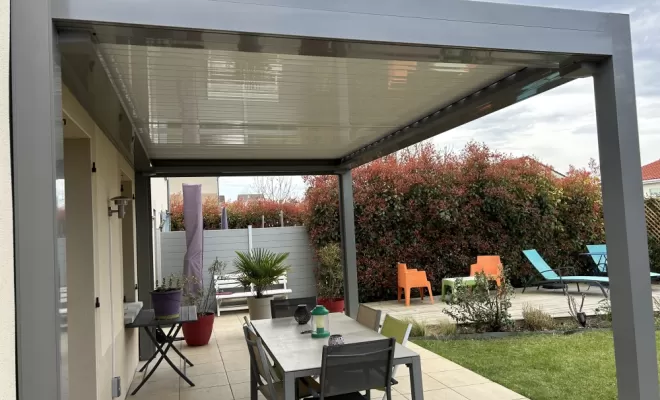 PERGOLA BIOCLIMATIQUE au CENDRE, Clermont-Ferrand, Système Baie